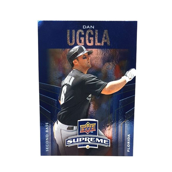 Dan Uggla S68 2010 Upper Deck Supreme Blue Florida - Picture 1 of 2